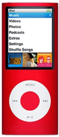 Apple iPod Nano 4th Generation 8GB - Red, B